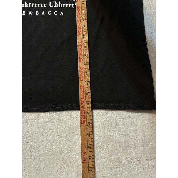 Star Wars Chewbacca Words of Wisdom Men's Black Short Sleeve T Shirt Large - Picture 4 of 7